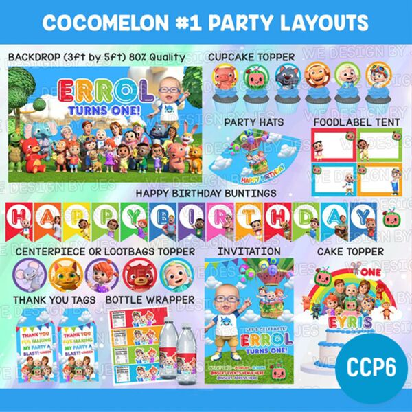 Cocomelon #1 Party Layouts Thumbnail
