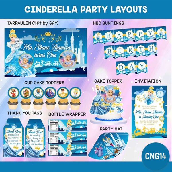 Cinderella Party Layouts Thumbnail