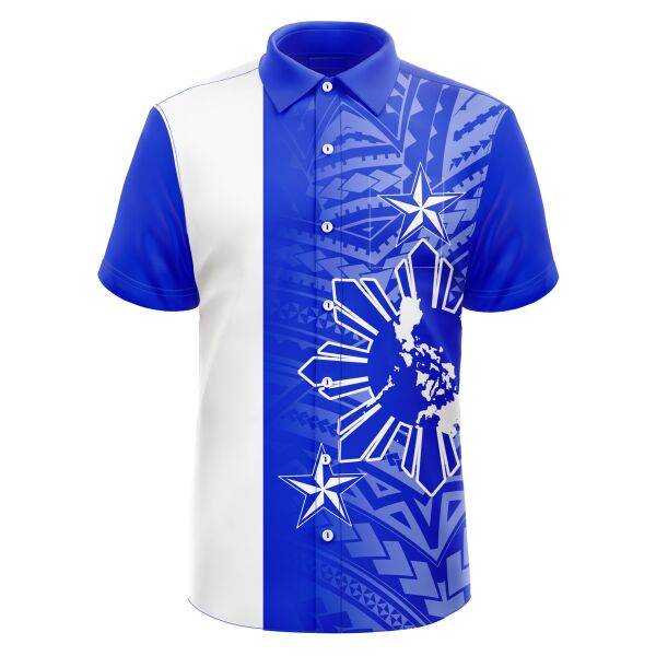 Philippine Design Full Print Button Down Polo Thumbnail