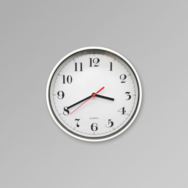 8" Round Wall Clock Thumbnail