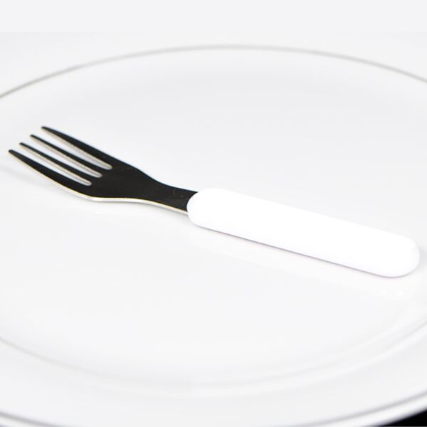 Polymer Handle Stainless Steel Fork for Kids Thumbnail