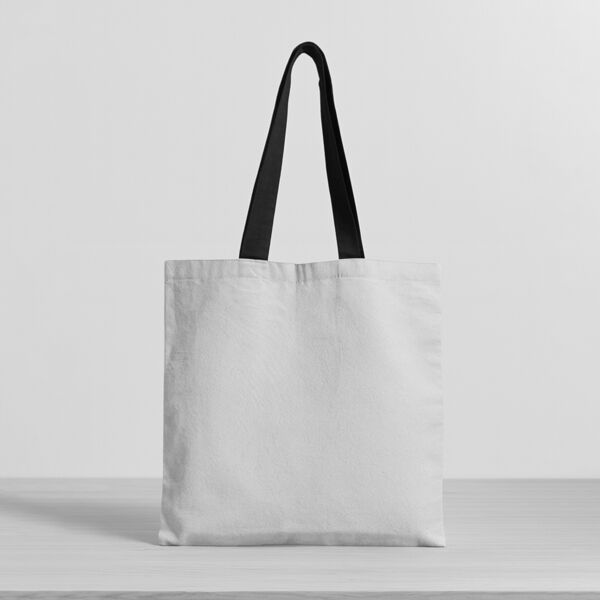Canvas Bag with Colored Nylon Strap Thumbnail
