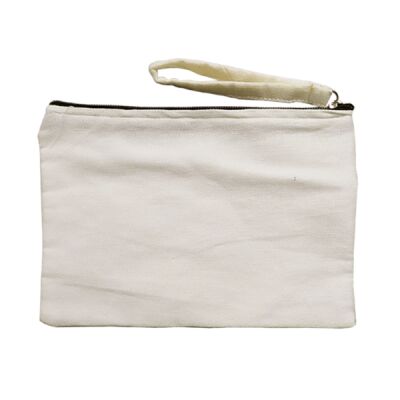 Pouch w/ Handle & Black Zipper Thumbnail