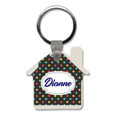 House Wooden Keychain 3 Thumbnail