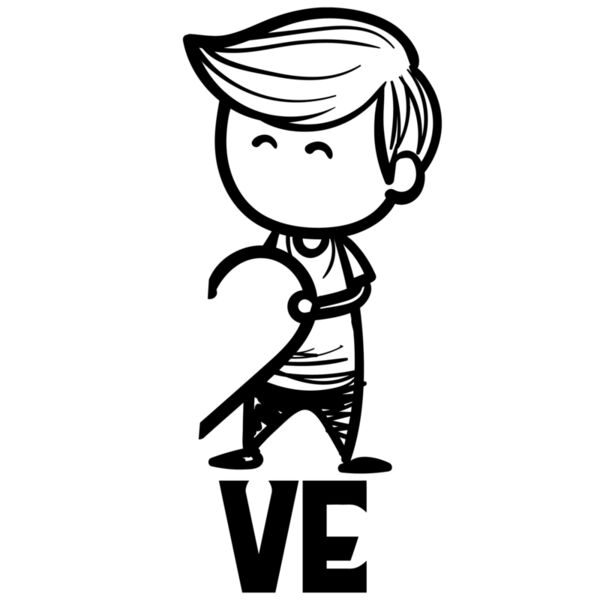 Couple Valentines - Love Sketch 02 - M-2 Thumbnail