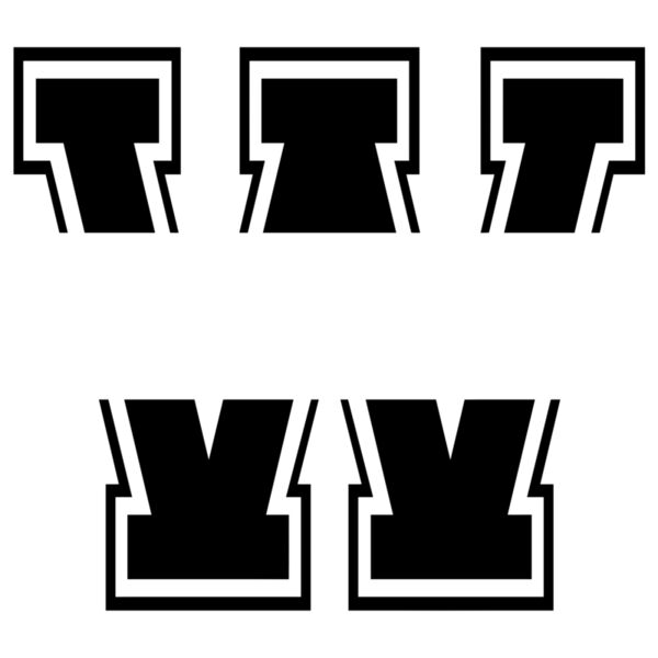 Varsity - Letter W - VN-W Thumbnail