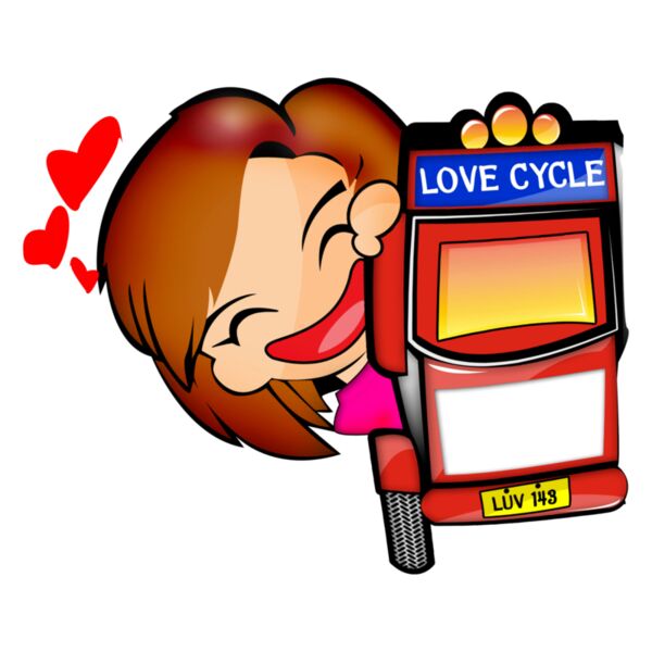 Couple Fixed Designs - Love Cycle - Girl - LC01-G Thumbnail