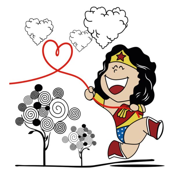 Couple Fixed Designs - Wonder Woman - SH01-G Thumbnail