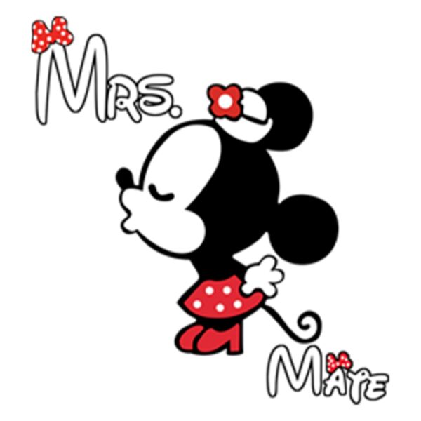 Couple Fixed Designs - Minnie Mouse Kissing - MM01-G Thumbnail