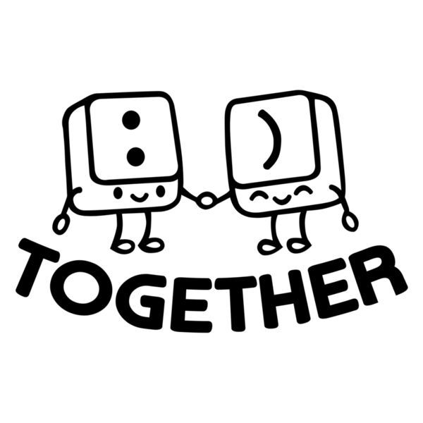Couple Customize Designs - Happy Together 02 - DUC06-G Thumbnail