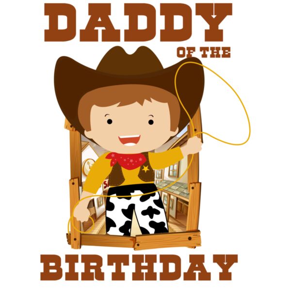 Family - Customizable Design - Birthday - Cowboy - Dad - BDAY10-DAD Thumbnail