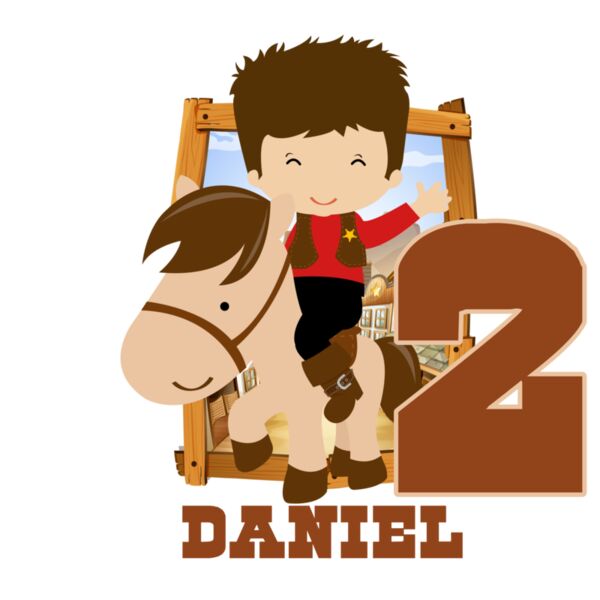 Family - Customizable Design - Birthday - Cowboy - Kid - BDAY10-KID Thumbnail