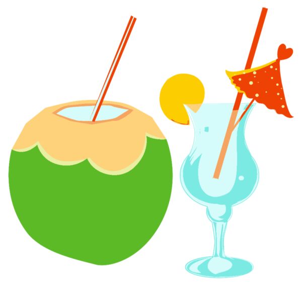 Summer Sticker - Coconut Juice - VSS1 Thumbnail