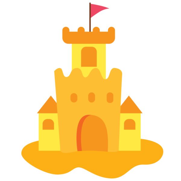 Summer Sticker - Sand Castle - VSS11 Thumbnail