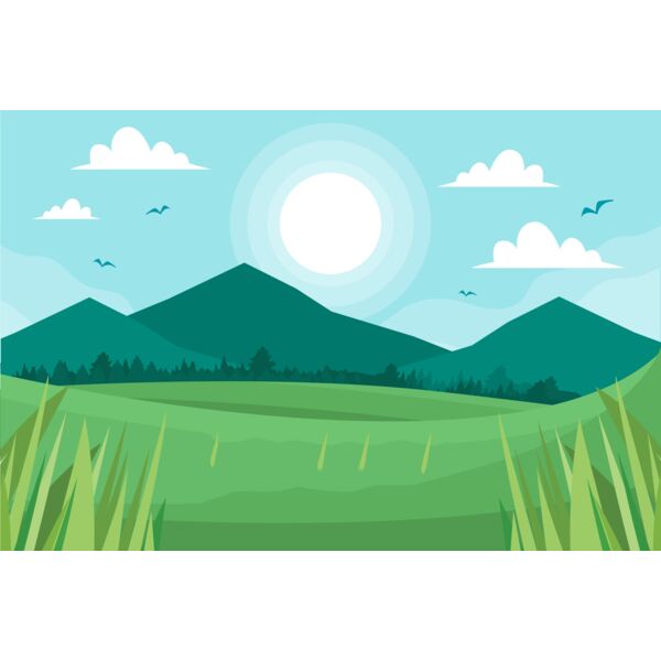 Summer Background Pattern - Plains & Mountains 01 - VSP16 Thumbnail