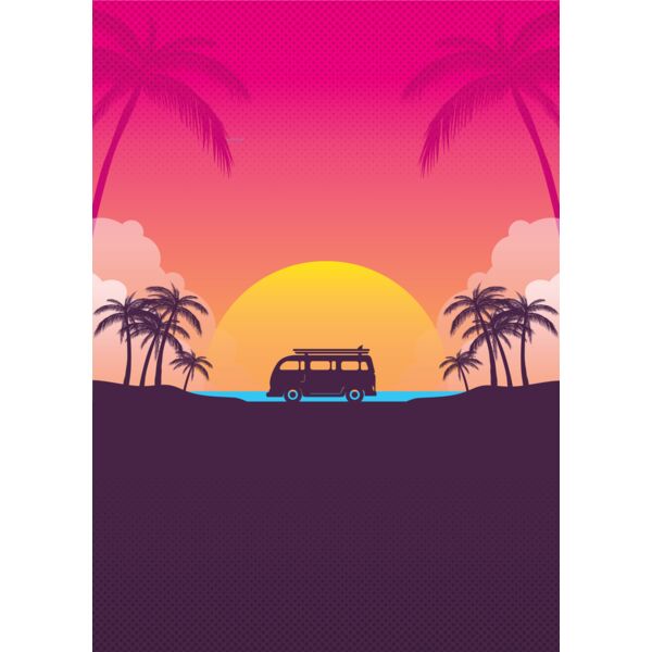 Summer Background Pattern - Travel Goals 02 - VSP25 Thumbnail