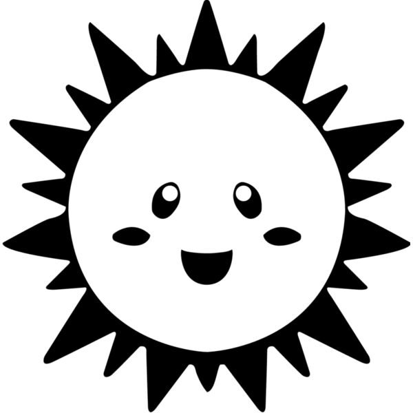 Summer Icon - Smiling Sun - S03 Thumbnail