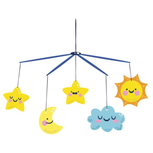 Baby Designs Logo - Hanging Crib Toys - Boy - BDL17 Thumbnail