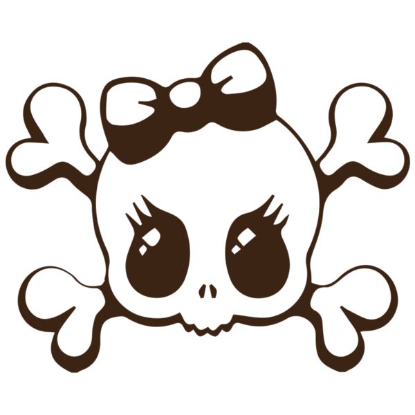 Design Book Adult - Cute Skull - AD29 Thumbnail