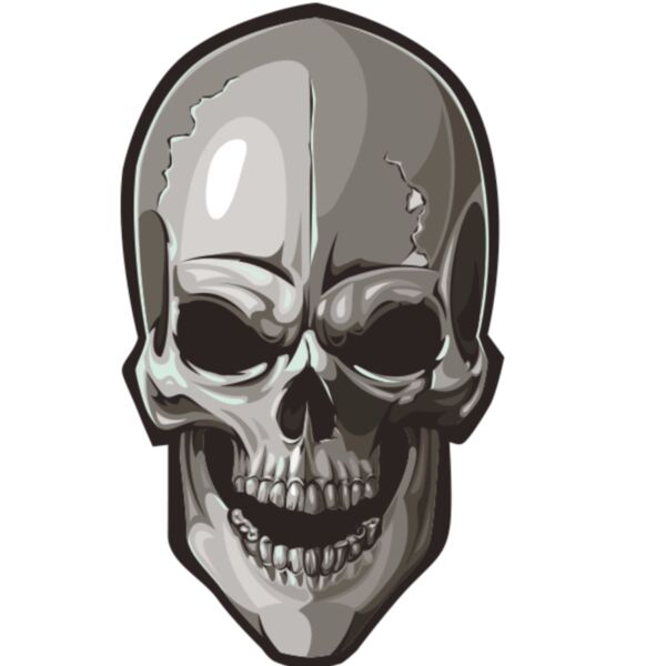 Design Book Adult - Angry Skull - AD32 Thumbnail