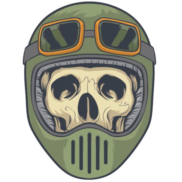 Design Book Adult - Skull Rider - AD36 Thumbnail