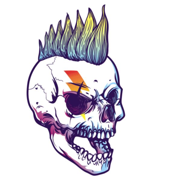 Design Book Adult - Mohawk Skull - AD37 Thumbnail