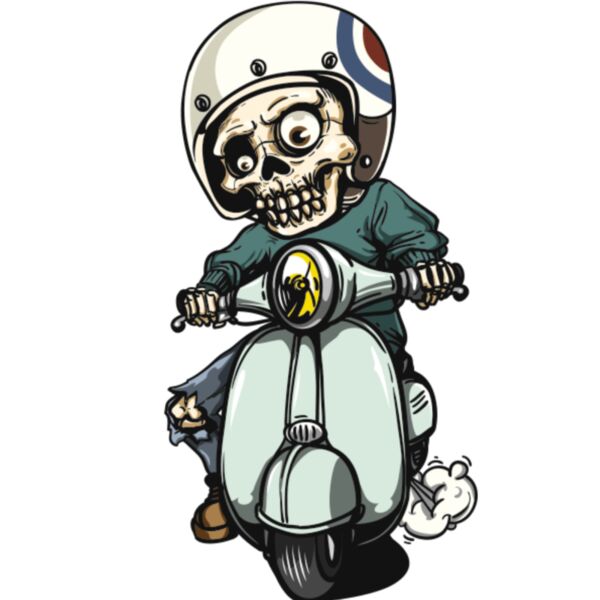 Design Book Adult - Skeleton Rider - AD39 Thumbnail