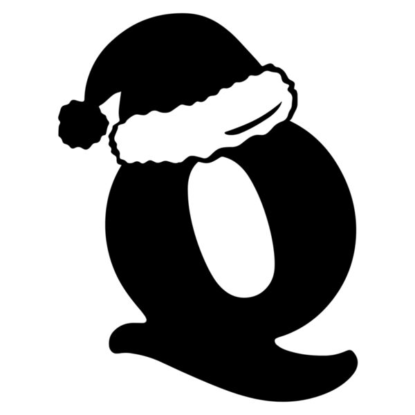 Christmas Designs , Group Designs , Cliparts , Black , PNG , Christmas Initials Designs , Christmas Initial Letter Q , Mens Design , Ladies Design , Digital Printing , Full Print , Shirts , Mugs , Keychain , Poloshirt , Jacket , Customizable , Personalize Thumbnail