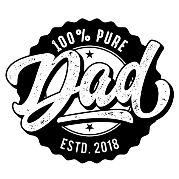 Fathers Day - Shirt Designs - 100% Pure Dad - FDS07 Thumbnail
