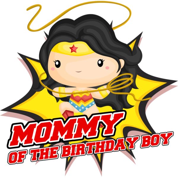 Wonder Woman - Mommy of the Birthday Boy - GBS 02 MOM Thumbnail