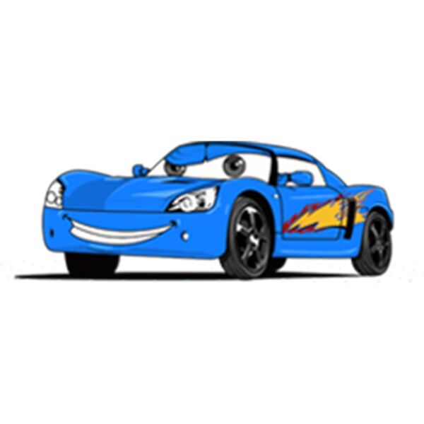 Blue Sports Car - C14 Thumbnail