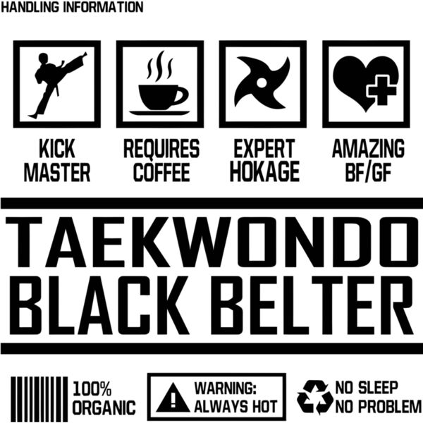 Professional Series - Editable Icon 2 - Taekwondo Black Belter - ED20 23 Thumbnail