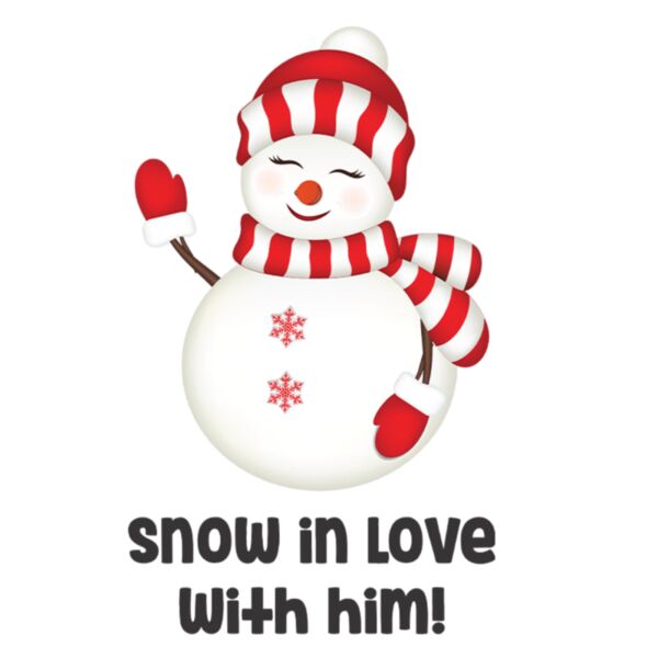 Christmas Designs, Couple Designs, Template, Blue, Red, Black and White, PNG, Christmas Couple Designs, Snowwoman Clipart, Snow In Love with Him, Mens Design, Digital Printing, Full Print, Shirts, Mugs, Keychain, Poloshirt, Jacket, Customizable, Personali Thumbnail