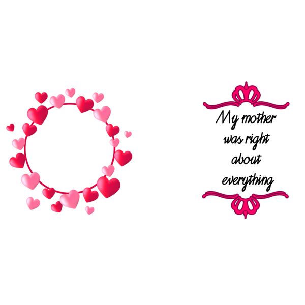 Heart Frame Design Mothers day Mug Thumbnail
