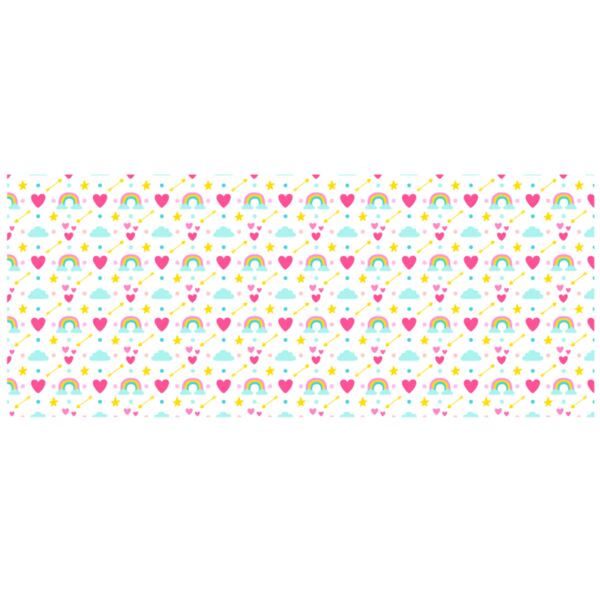 Rainbow and Hearts Rectangle Thumbnail