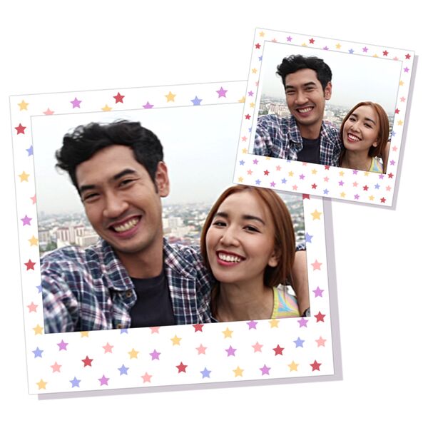 2 Photos w/ Border Frame Thumbnail