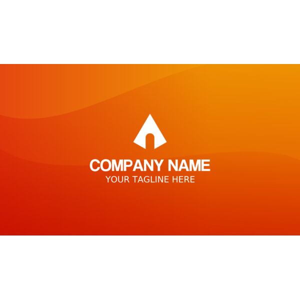 Abstract Geometric Orange - Front Thumbnail