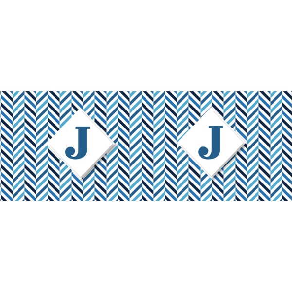Blue Wave with Initials Thumbnail