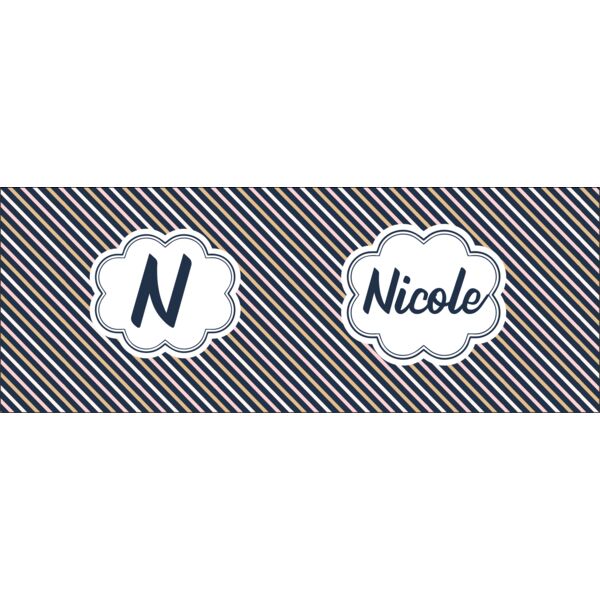 Line Patterns with Name & Initials Thumbnail