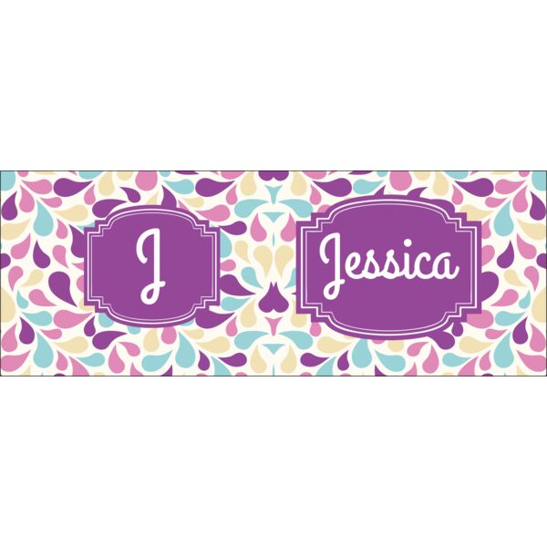 Colorful Droplets with Name & Initials Thumbnail