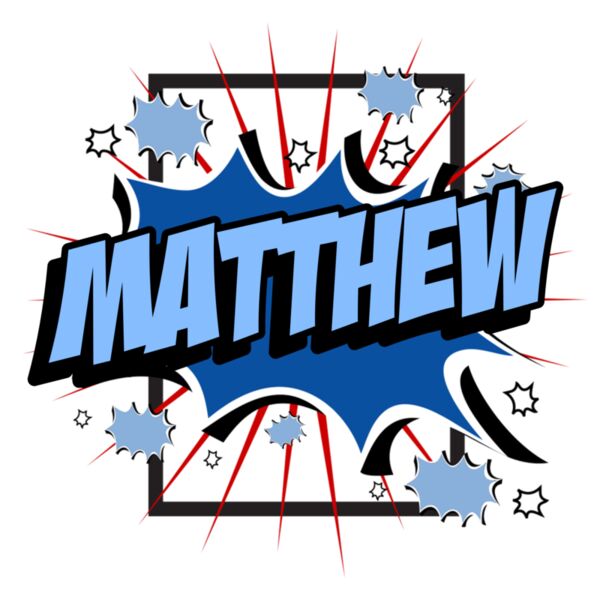 Comic, Changeable Name, Comic Design, Boy Design, Editable Name, Customizable Name, Spot Print, Mug, Bag, Shirt, Sublimation, C5 Thumbnail