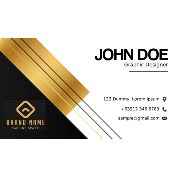 Black Gold White Front Thumbnail