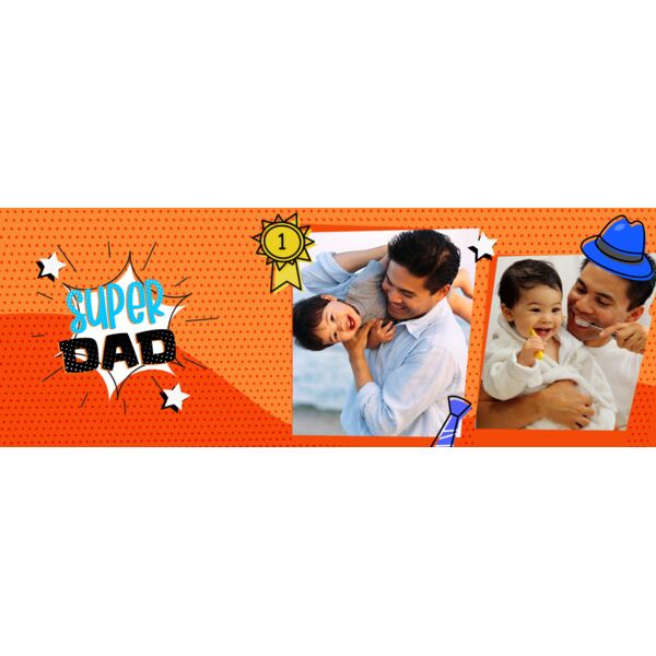 Photo Templates - Explosive - Super Dad Thumbnail