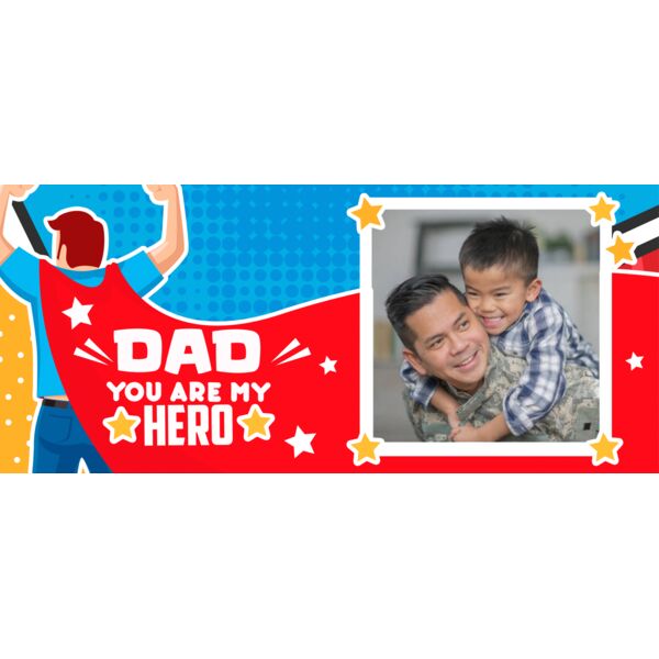 Photo Templates - Superhero - Dad you are my Hero - DPT1 Thumbnail