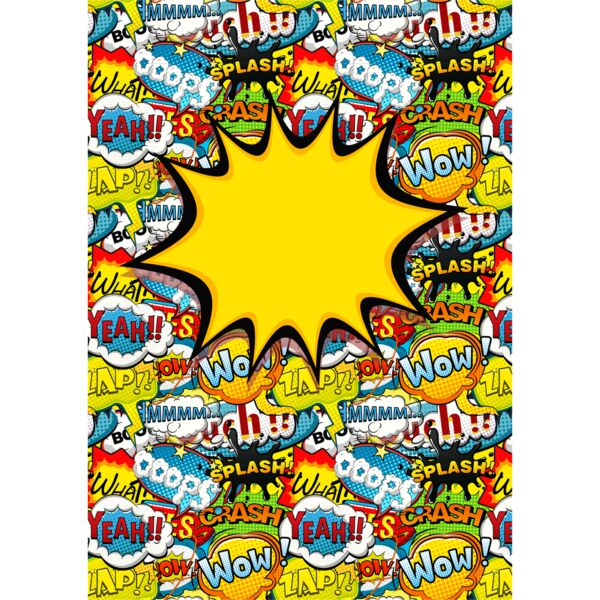 Notebook Designs - Comic Background Thumbnail