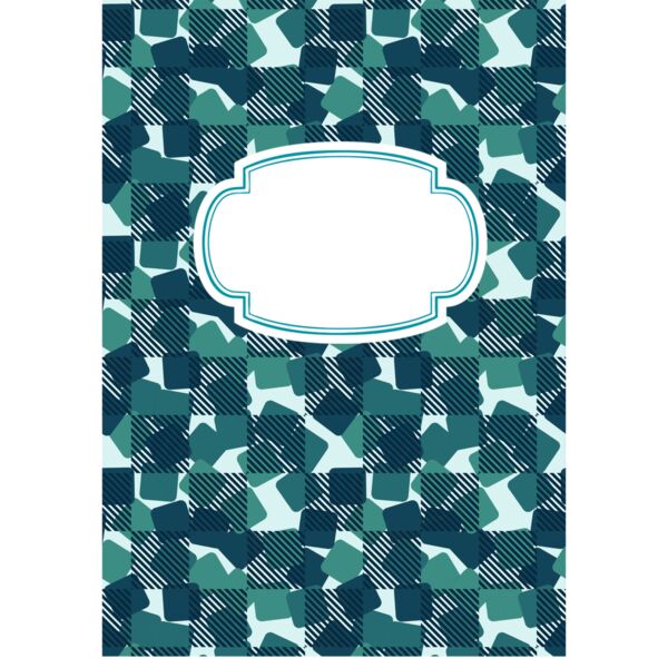 Notebook Designs - Checker Camouflage Thumbnail