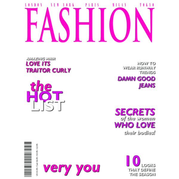 Magazine, The Hot List Magazine Cover, Popular Designs, Magazine - MGZ 19 Thumbnail