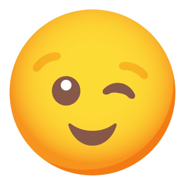 Emote, Winking Classic Emoji, Popular Designs, Emoji - EMJ 38 Thumbnail