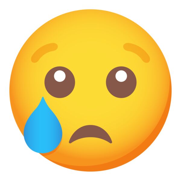 Emote, Sad but Relieved Face Classic Emoji, Popular Designs, Emoji - EMJ 19 Thumbnail