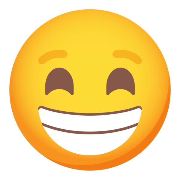 Emote, Grinning with Smiling Eyes Classic Emoji, Popular Designs, Emoji - EMJ 20 Thumbnail